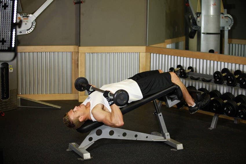 Press de abdominales sentado - Posición 1
